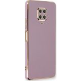 Microsonic Xiaomi Redmi Note 9S Olive Plated Lila Kılıf