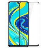 Microsonic Xiaomi Redmi Note 9S Tam Kaplayan Temperli Cam Ekran Koruyucu Siyah [Redmi Note 9S ile Uyumlu Ekran Koruyucu]