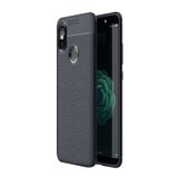 Microsonic Xiaomi Redmi S2 Deri Dokulu Silikon Lacivert Kılıf