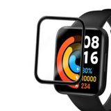 Microsonic Xiaomi Redmi Watch 2 Lite Tam Kaplayan Nano Cam Ekran Koruyucu Siyah [Redmi Watch 2 Lite ile Uyumlu Ekran Koruyucu]
