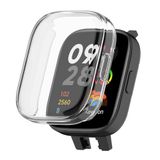 Microsonic Xiaomi Redmi Watch 3 Active için Kılıf 360 Full Round Soft Silicone Şeffaf [Redmi Watch 3 Active ile Uyumlu Kılıf - Şeffaf]