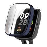 Microsonic Xiaomi Redmi Watch 3 için Kılıf 360 Full Round Soft Silicone Lacivert [Redmi Watch 3 ile Uyumlu Kılıf - Lacivert]