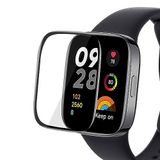 Microsonic Xiaomi Redmi Watch 3 Tam Kaplayan Nano Cam Ekran Koruyucu Siyah [Redmi Watch 3 ile Uyumlu Ekran Koruyucu]