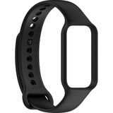 Microsonic Xiaomi Smart Band 8 Active Silicone Sport Band Siyah Kordon