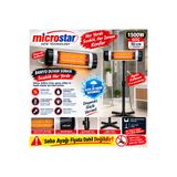 Microstar 1500W Banyo Duvar Sobası - Suya ve Neme Dayanıklı Quartz İnfrared Isıtıcı 50 cm Sıva Üstü / Duvar Montaj Aparatlı) termostatlı ısıtıcı (AYAK HARİÇ)