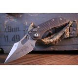 Microtech Borka Stitch Çakı Supercopy Outdooor Bıçağı - Siyah
