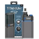 Microtouch Titanyum Kulak Ve Burun Giyotin - Hafif Çift Döner Bıçak Başlıkları - Suya Dayanıklı - Seyahat Dostu - Dayanıklı Tasarım - Hassas, Rahat Bakım İçin Titanyum Kaplı Bıçaklar