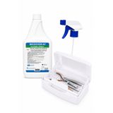 MICROVEM SPRAY DEZENFEKTAN SIVI 1 LT VE ÇİFT BÖLMELİ STERİLİZASYON KUTU SETİ