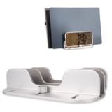 Micscrew Dikey Laptop Standı Masa Çift 2 Yuvaları için Laptop Standı Tutucu Ayarlanabilir Tüm MacBook/Chromebook/Yüzey/Dell/Ipad