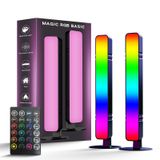 MICTUL LED Işık Çubuğu, Müzik Senkronizasyonu RGB Işık Çubuğu, USB Ortam Lambası, Uzaktan Kumandalı Renk Değiştiren Oyun TV Arka Işığı, Oda Oyun Dekorasyonu için 15 Dinamik Mod