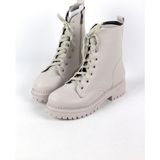 Mida Shoes 203 Açık Ten Deri Kadın Bot
