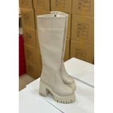 Mida Shoes Vani Ten Deri Topuklu Kadın Çizme
