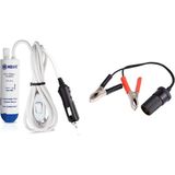 Midapo Midapo 12 Volt Araba Çakmaklı Ve Çakmak Girişi Dönüştürücülü Akü Başlıklı Tak Çıkar Kucuk D.C Midapo Mini Dalgıc Pompa - Beyaz