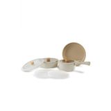 Midas Bej 9 Parca Ayrilabilen Sapli Ic Ice Gecebilen Tencere Tava Seti