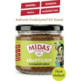 Midas Gourmet Adaptojen - Ginseng, Maca ve Magnezyum Içeren Hindiba Kahvesi 120G - 120 gr