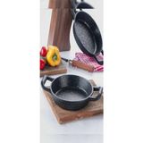Midas Granit Döküm 24 cm Sahan Çok Amaçlı - Siyah