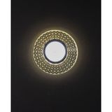 Midas Toptan 1 Adet Noas YL65 1767 Iris LED Çerçeveli 4000K Yuvarlak Kristal Cam Spot GU10 Duy Midas - Renkli