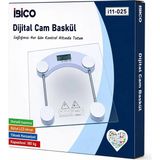 Midas Toptan Dijital - Pilli Kare Banyo Baskül Terazi Tartı LCD Ekran 180KG/0.1G 30X30CM İ11-025 BX40 Midas - Renkli