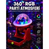 Midas Toptan Home 360° Rgb LED Disco Işığı Ayarlanabilir Başlıklı Güneş Enerjili Projektör Lamba