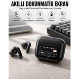 Midas Toptan Home Kablosuz Bluetooth Kulaklık Ekranlı Uzun Şarj Süreli Anc Destekli