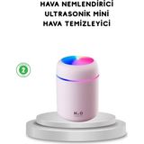 Midas Toptan Home USB Bağlantılı LED Işıklı Hava Nemlendirici – Sessiz ve Kullanıcı Dostu Tasarım - Çok Renkli