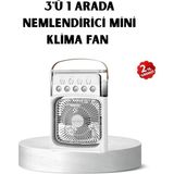 Midas Toptan Home USB Bağlantılı Taşınabilir Mini Klima Fan 500ML Su Hazneli ve Sessiz Çalışma - Çok Renkli