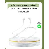 MidasTech 100 Saat Pil Ömrü Boyun Askılı Bluetooth Kablosuz Kulaklık Midiastech