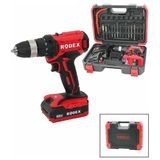 MidasTech 2 Kademe Hız - Vites Şarjlı=çift Batarya 17PCS Uçlu Matkap 0-350 / 0-1350 Rpm 21V/2.0A Lı-Ion R