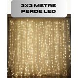MidasTech 3x3 Perde LED Işık Şelale Model Özel Gün Dekoratif Aydınlatma Midiastech