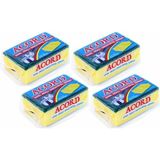 MidasTech 4 Adet Jumbo Boy Endüstriyel Çok Amaçlı Bulaşık Süngeri 13X8X4 cm Nemere - Renkli