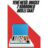 MidasTech 7 Kordonlu Unisex Akıllı Saat Çoklu Kordon Seçeneği Amoled Ekran Midiastech - 1 - Renkli