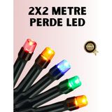 MidasTech 8 Modlu Zaman Ayarlı LED Perde Işık – Bahçe ve Balkon Dekorasyonu Midiastech