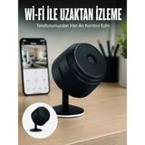 MidasTech A9 Kablosuz Mini Ip Kamera Wi-Fi Destekli Uzaktan Izleme Özellikli Hd Güvenlik Kamerası Midastec - Renkli