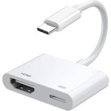 MidasTech Ally Iphone 15 Type-C To Type-C + HDMI Çevirici Kablo Dijital Av ADAPTÖRÜ-(5775) Midiastech - Renkli
