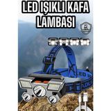 MidasTech Balıkçı Kafa Lambası LED Işık 4 Farklı Mod Esnek ve Ayarlanabilir Midiastech
