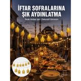 MidasTech Dekoratif Ramazan LED Işık Pilli Cami Tasarımlı Zincir Aydınlatma Yeni Nesil Midiastech