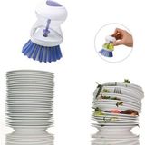 MidasTech Deterjan Hazneli Bulaşık Fırçası ALK-397 Nemere - Renkli
