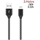 MidasTech Iphone 14-13-12 11 3.0A Hızlı Halat USB Şarj Kablosu 1MM-(5775) Midiastech - Renkli
