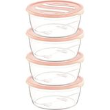 MidasTech Krizma Yuvarlak Saklama Kabı 4 Lü No:1 ROYALEKS-ÇNK2153 Nemere