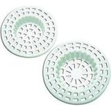 MidasTech Lavabo Süzgeci 2'li Plastik Küvet Lavabo Süzgeç ROYALEKS-Y-214 Nemere