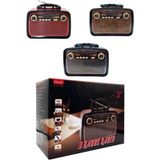 MidasTech Nostaljik Görünümlü Ahşap Radyo Tf Sd USB Girişli LED Fener Işıklı Midiastech
