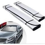 MidasTech Oto Ön Cam Güneşlik Katlanabilir Uv Koruyucu Renault Megane Hyundai I20 Opel Astra Toyota Corolla - Çok Renkli