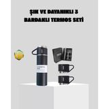 MidasTech Paslanmaz Çelik 500 ml Termos Seti – 8 Saat Isı Koruma, Vakumlu, Sızdırmaz ve Taşınabilir Mi - Renkli
