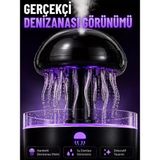 MidasTech Rgb Işıklı Denizanası Hava Nemlendirici Ultrasonik Buhar Makinesi 2h 4h 8h Zamanlayıcılı Mida - Çok Renkli