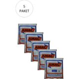 MidasTech Şeffaf Hışır Atlet Poşet Küçük Boy 25X42 cm 650 gr (5 Paket-Takriben 1,500 Adet) Nemere - 25 x 42 cm