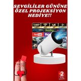 MidasTech Sevgiliye Özel Hediye Ayaklı Sinema Projektörü Projeksiyon Midiastech