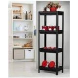 MidasTech Shelf Unit Raf Ünitesi Siyah Renk 4 Katlı ROYALEKS-81414 Nemere
