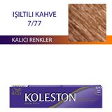 MidasTech Single Tüp Boya Saç Boyası Işıltılı Kahve 7/77 Nemere