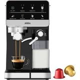 MidasTech Siyah Espresso Kahve Makinesi 7 Farklı Kahve 1.5lt Su Hazne - 500ML Süt Hazne SCM-2996 (4887) Mi - standart