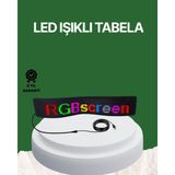 MidasTech USB Girişli Rgb LED Tabela Ayarlanabilir Parlaklık ve Kayan Yazı Özellikli Midiastech